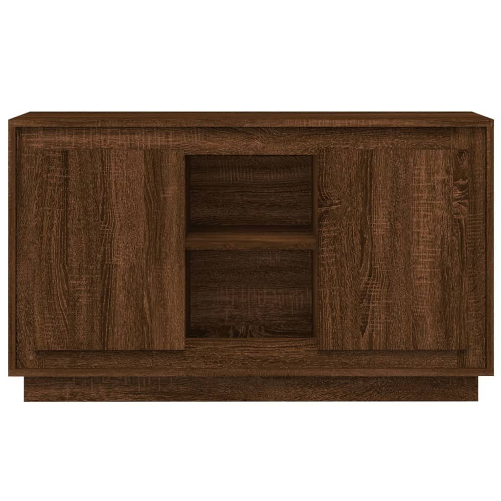 vidaXL Sideboard Sideboard Braun Eichen-Optik 102x35x60 cm Holzwerkstoff (1 St)