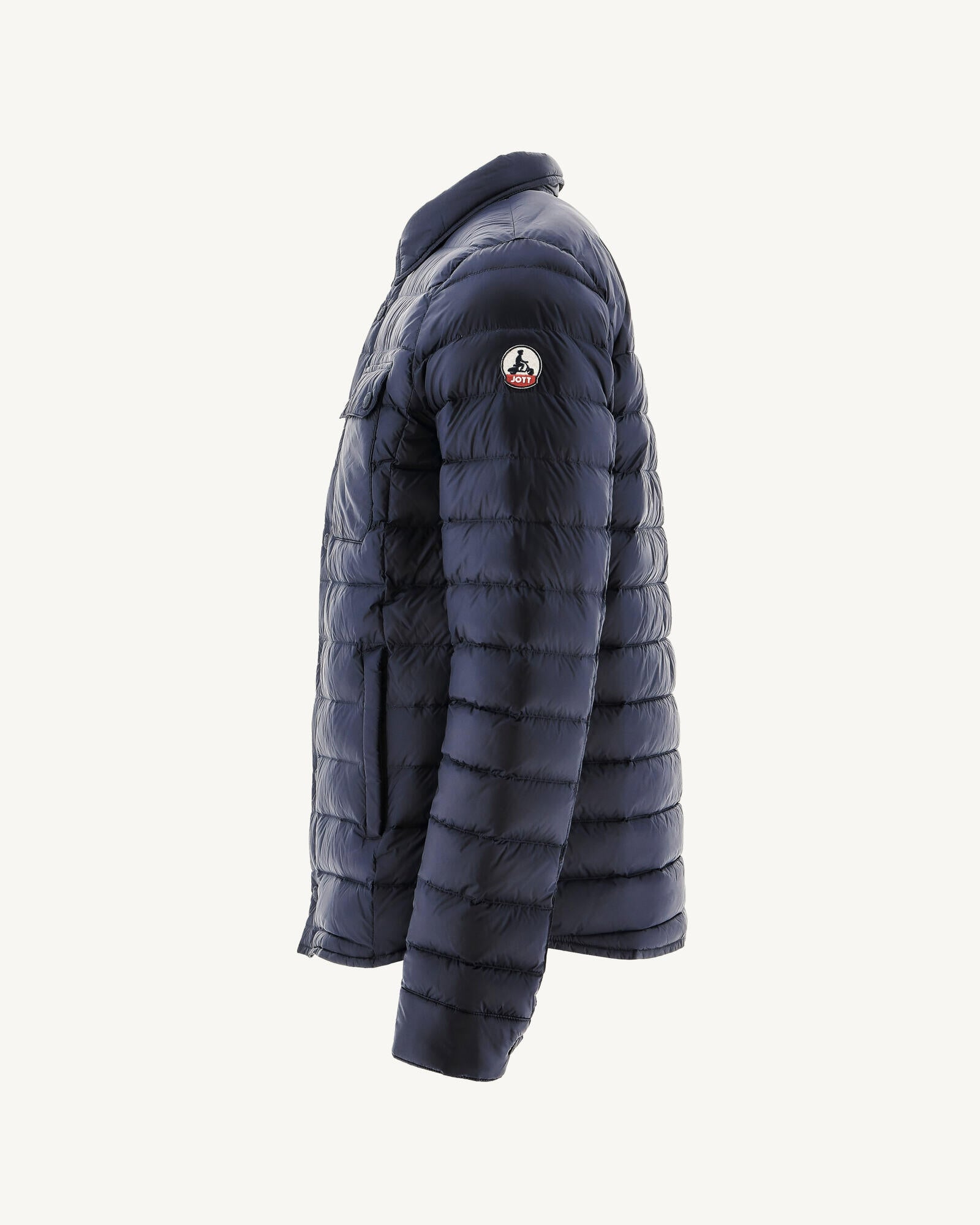 Doudoune légère col chemise Marine Cris