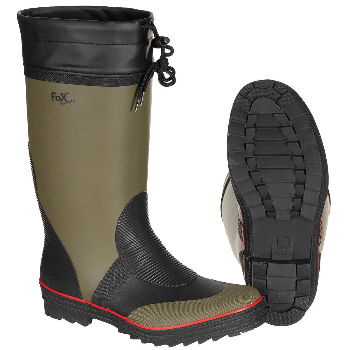 Gummistiefel oliv