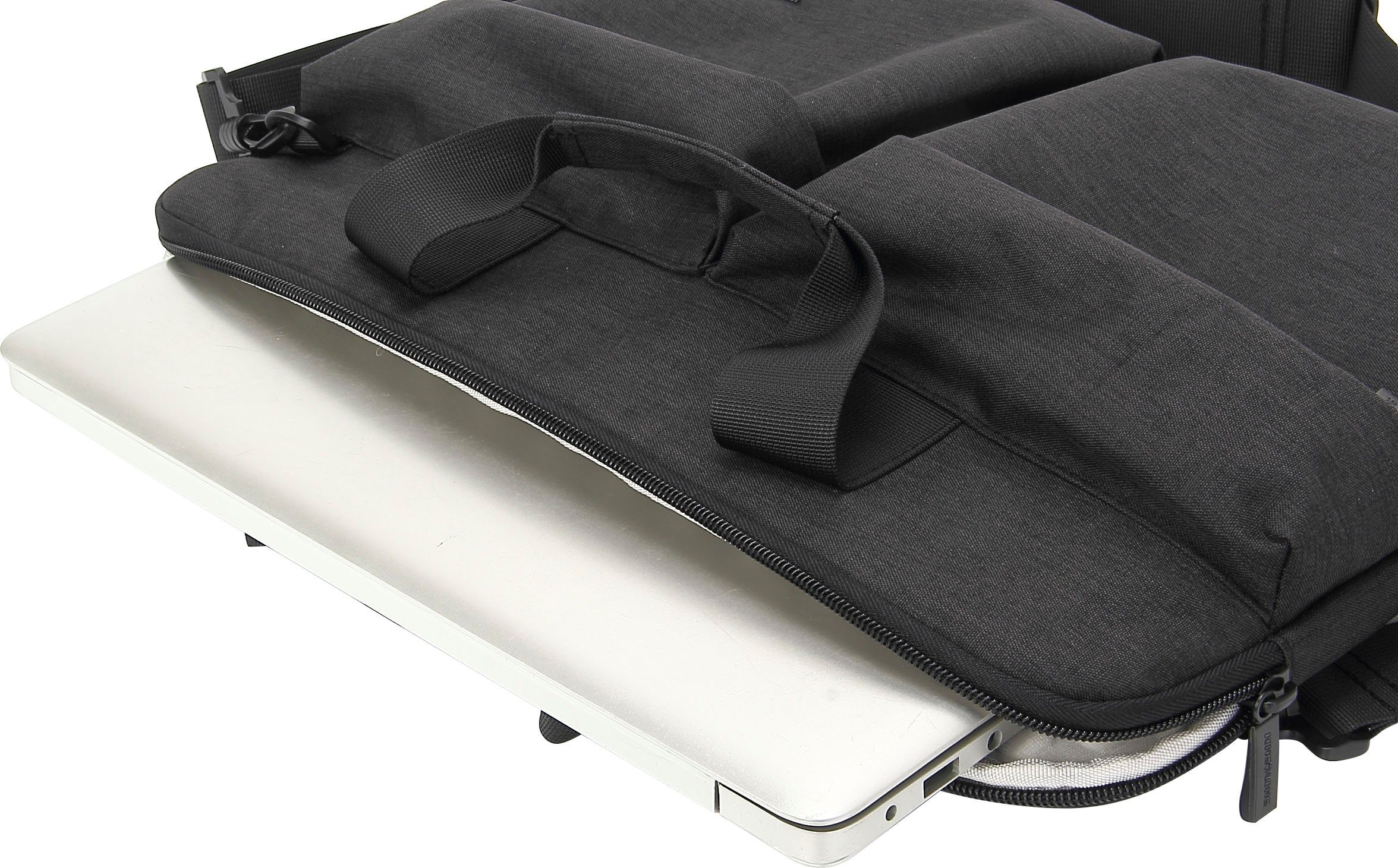 Hanseatic Laptoptasche Laptop Tasche für Notebooks bis 15,6 Zoll, Business Computertasche, Umhängetasche, Schultertasche, Notebooktasche