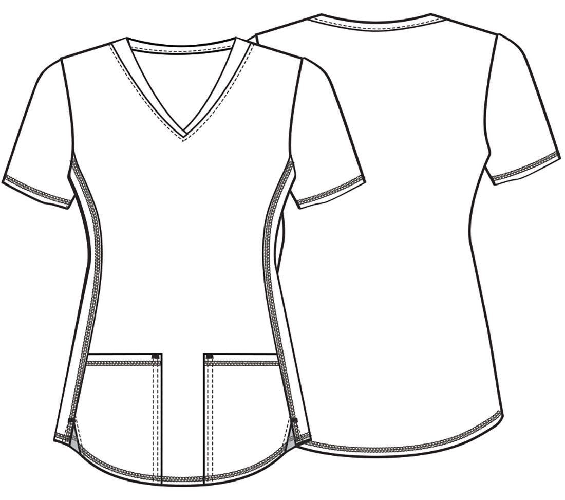 Cherokee Funktionsbluse Bunt bedruckter Damen Kasack 