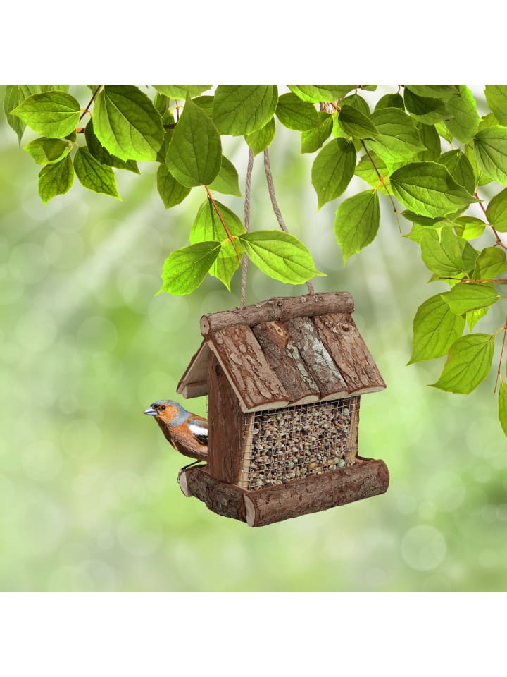 relaxdays Vogelfutterhaus in Natur günstig kaufen onesize