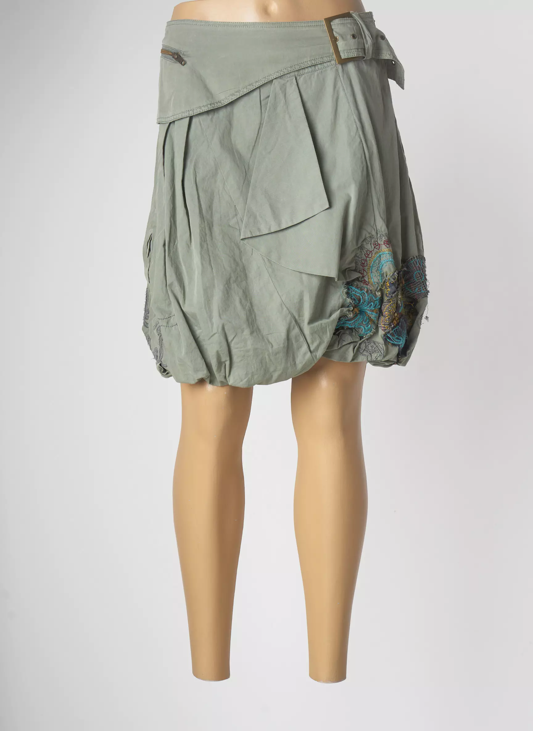 Desigual Jupes Mi Longues Femme couleur vert