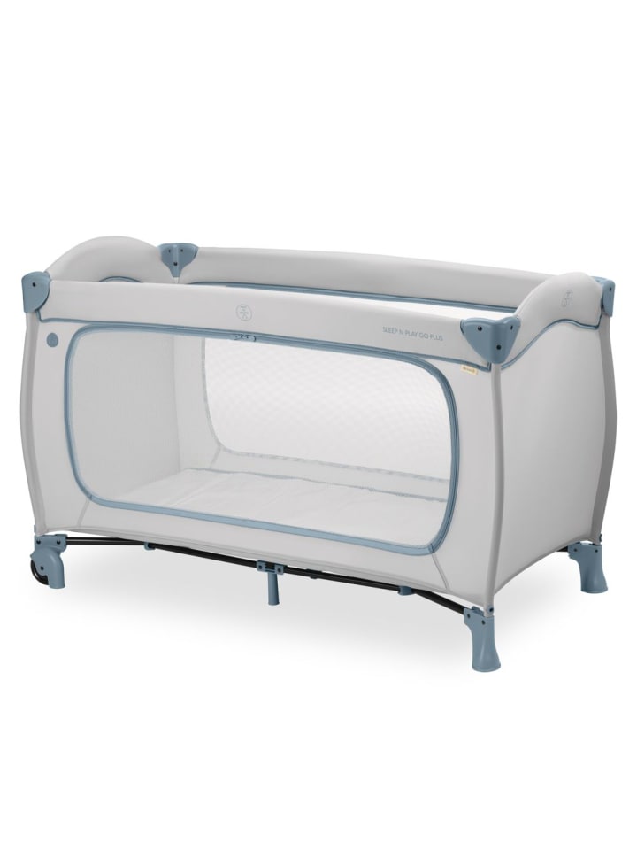 Hauck Reisebett Sleep N Play Go Plus (mit Rollen und seitlichem in grau günstig kaufen onesize