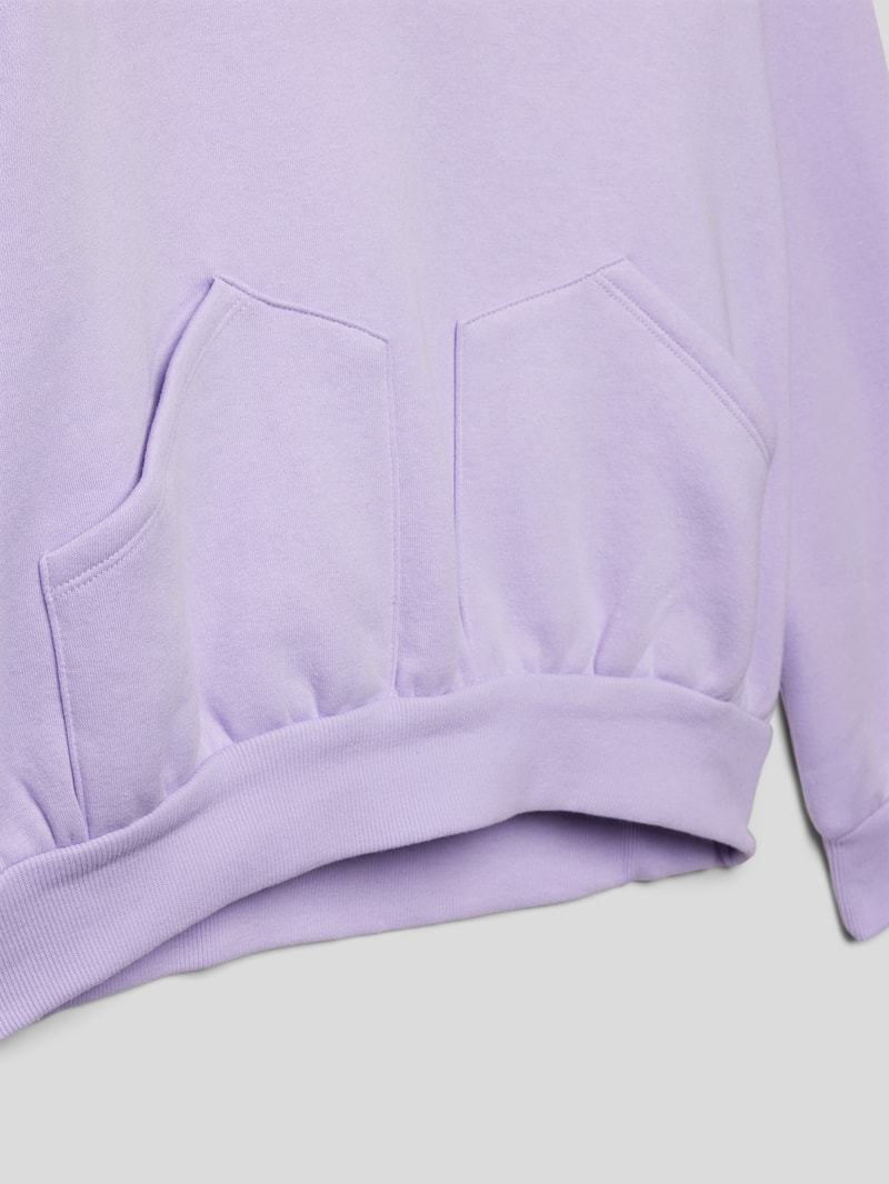 Kinder Hoodie mit Kapuze Modell 'POSTER' in flieder