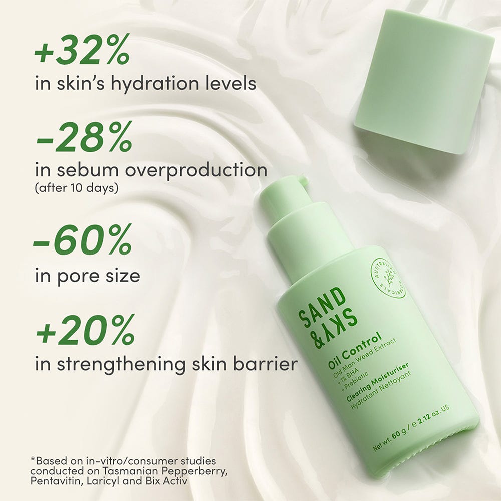 Sand & Sky Oil Control - Clearing Moisturiser 60 g