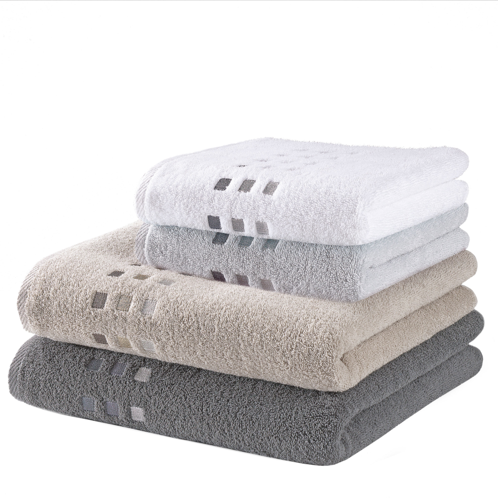 Handtuch Quattri silber