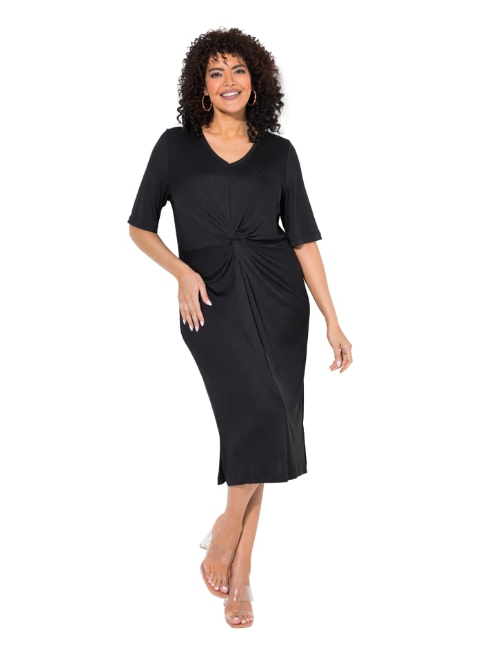 Ulla Popken Kleid in schwarz günstig kaufen