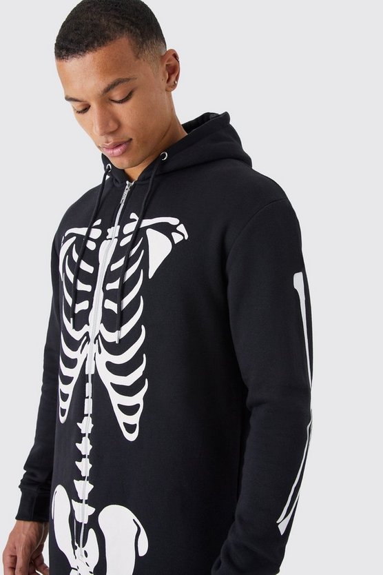 Tall Halloween Skelett-Einteiler