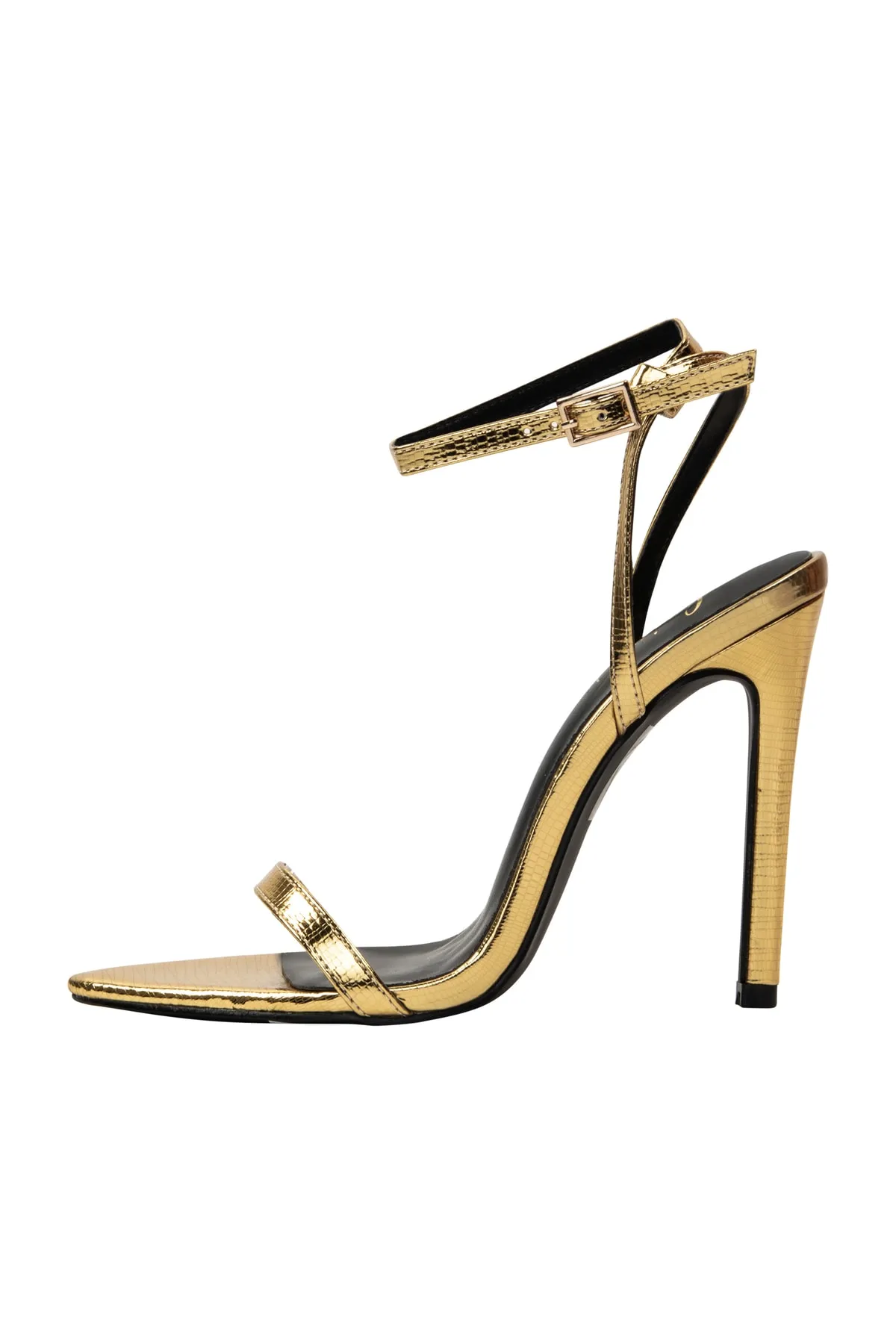 Faina  Sandalette - Goldfarben - Pfennigabsatz/Stiletto