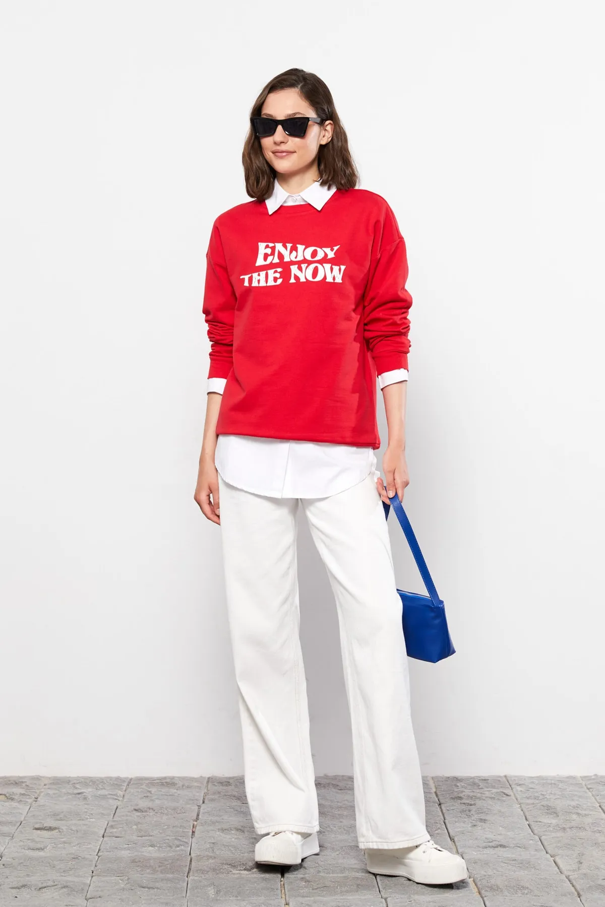 LC Waikiki  Sweatshirt - Rot - Regular Fit
