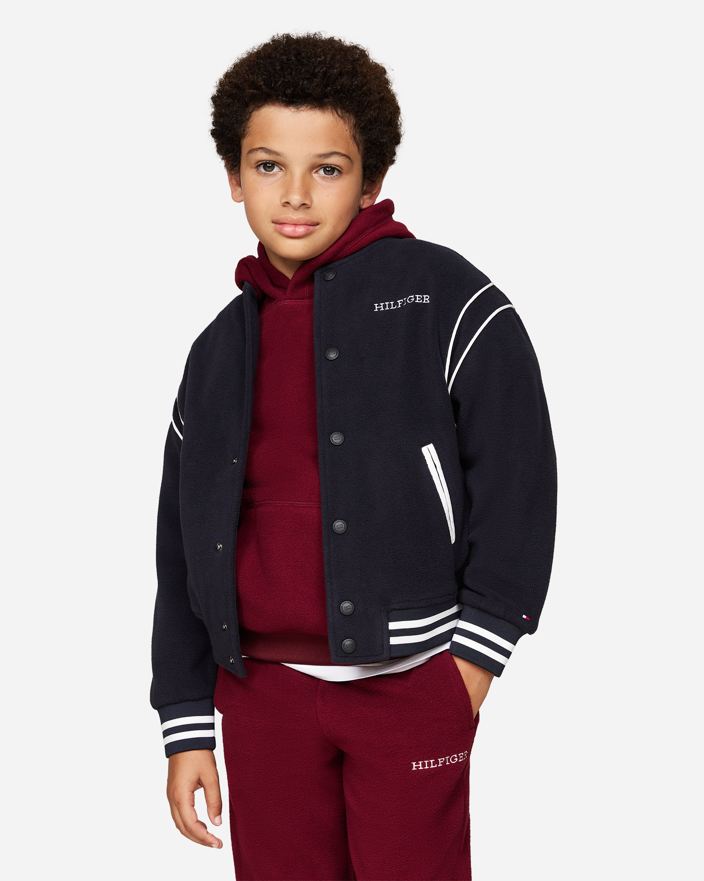 Dámske šľapky Giubbotto Tommy Hilfiger Polar Fl Varsity Jr KS0KS00603-DW5