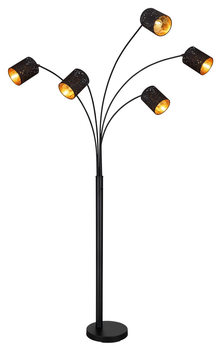 Interliving Bogenleuchte IL-9335 5-flg
