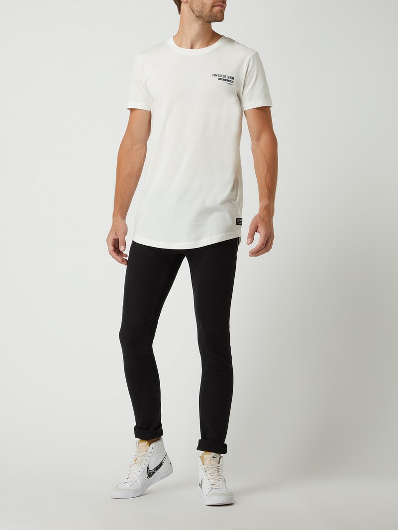 Skinny Fit Low Rise Jeans mit Stretch-Anteil Modell 'Liam' in schwarz