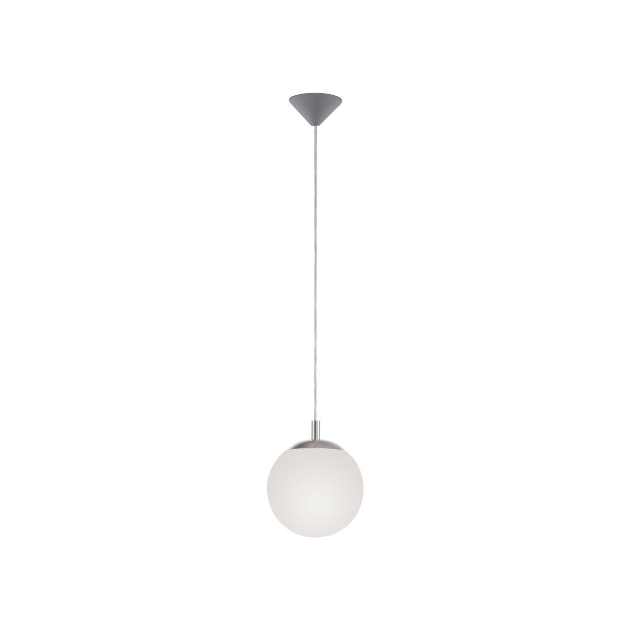 JUST LIGHT JUST LIGHT. Pendelleuchte mit MIKA Leuchtmittel 1xE27/10Watt/2700-5000K, Ø20cm,  IP20, Stahl