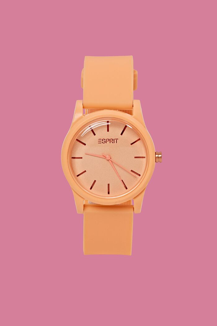 Farbige Uhr mit Gummiarmband