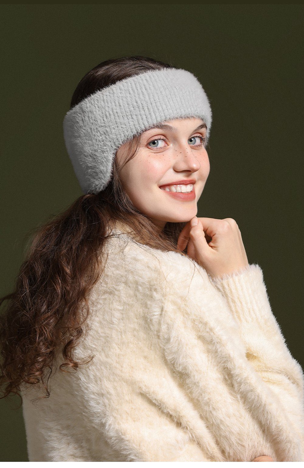 Ohrenwärmer Ohrenwärmer Herbst & Winter Damen (1-tlg, Outdoor-Sport Radfahren Laufen) Warm winddicht gepolstert