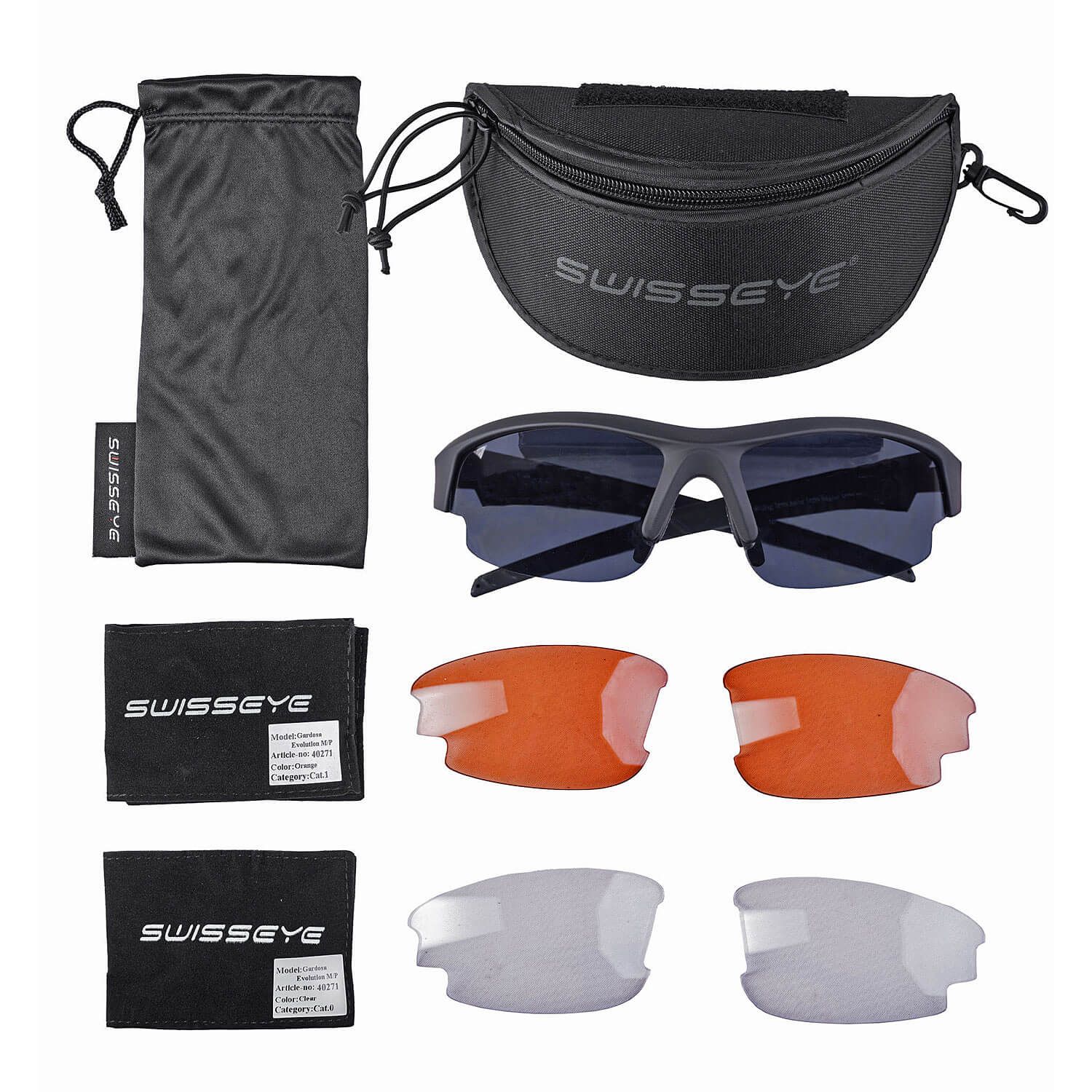 Tactical Brille Gardosa m. Wechselgläsern