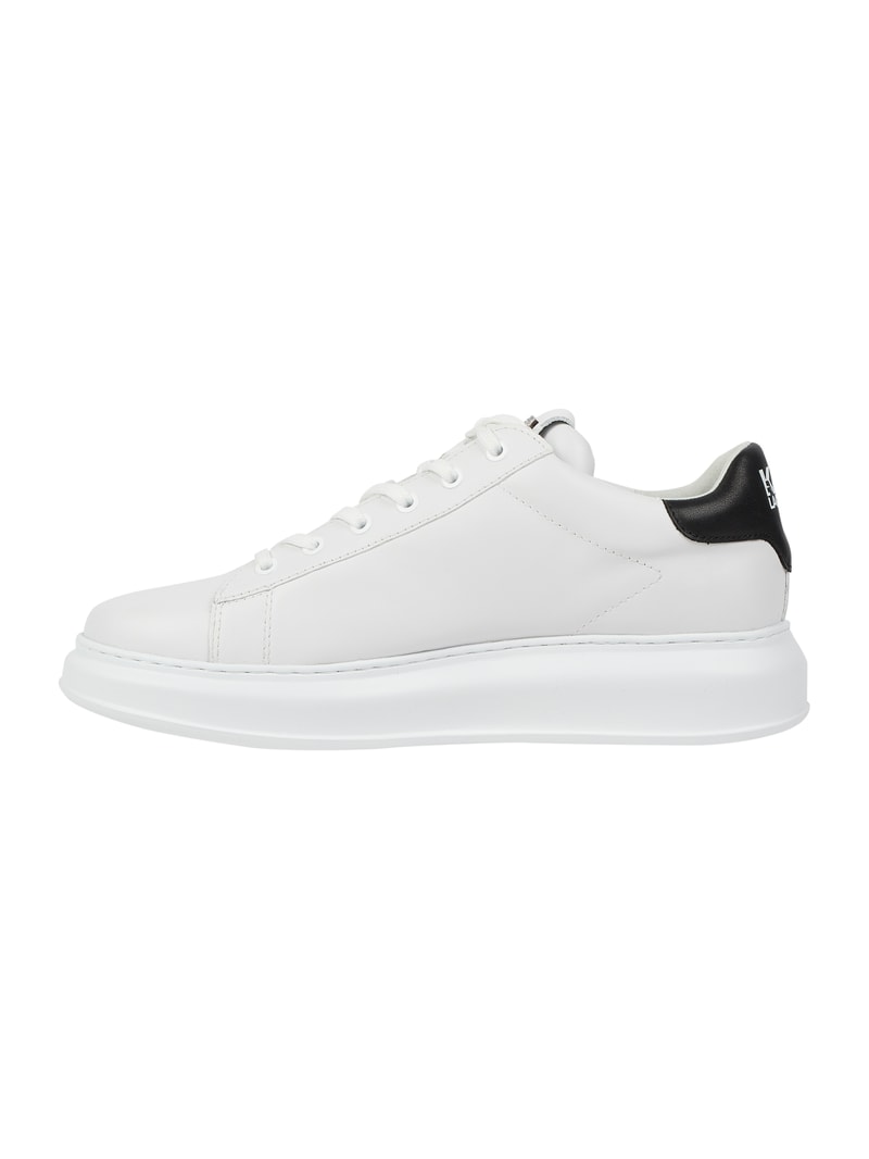 Sneaker aus Leder in weiß