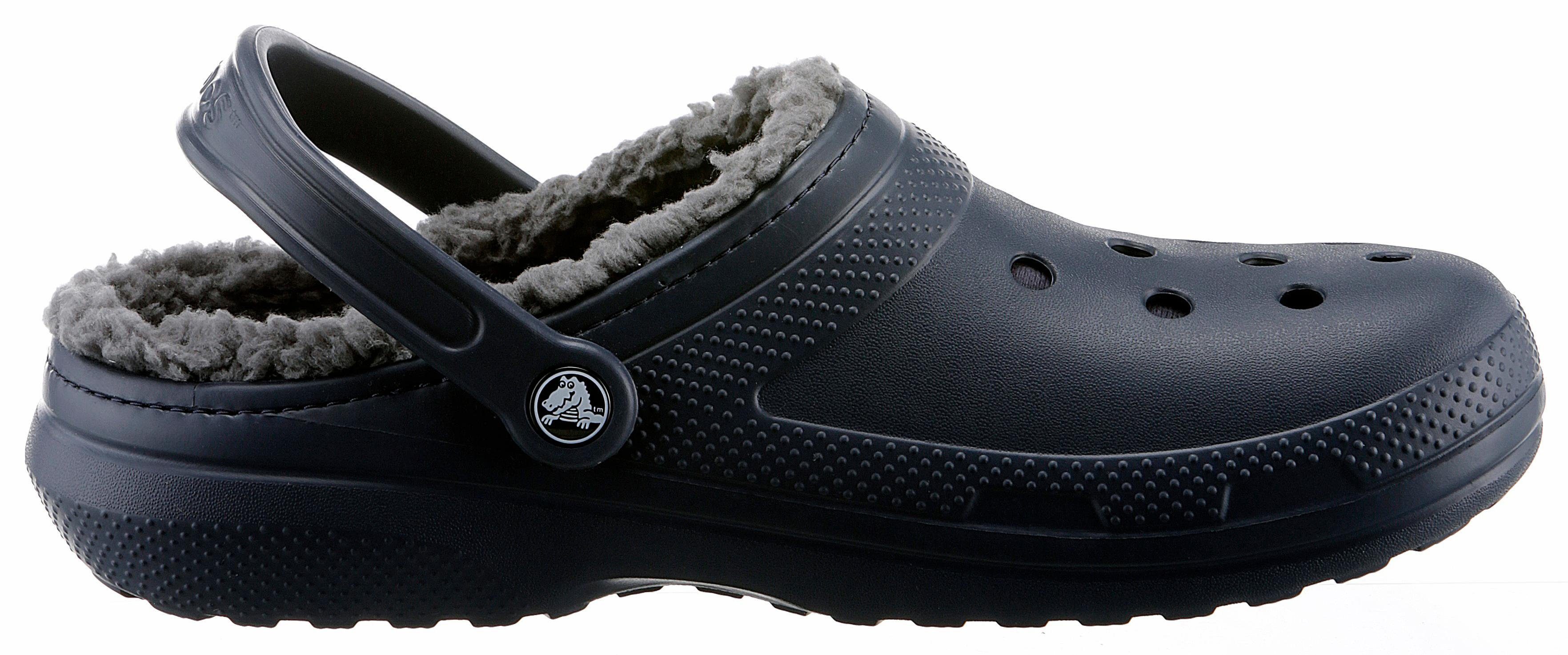 Crocs Classic Lined Clog Hausschuh mit kuscheligem Fellimitat
