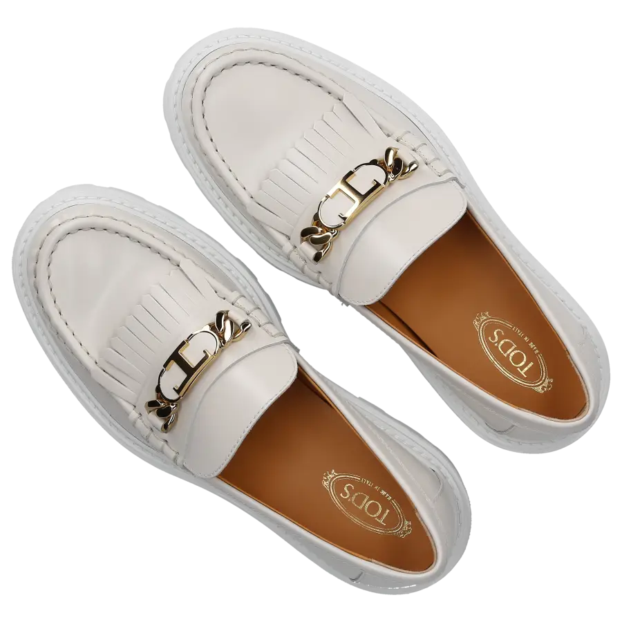 Tod's - Loafer BJOGF Kalbsleder - weiß