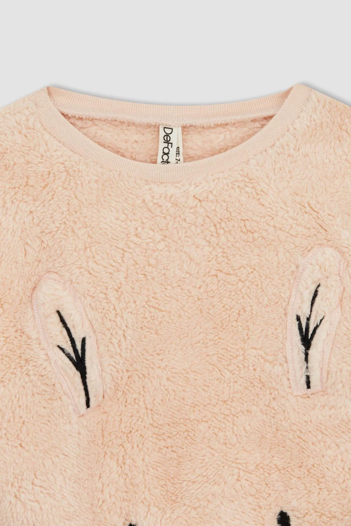 DeFacto  Langärmliges Plüsch-Pyjama-Set für Mädchen