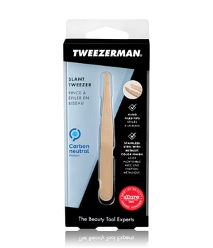 Tweezerman Schräge Pinzette Champagne Pinzette 1 Stk