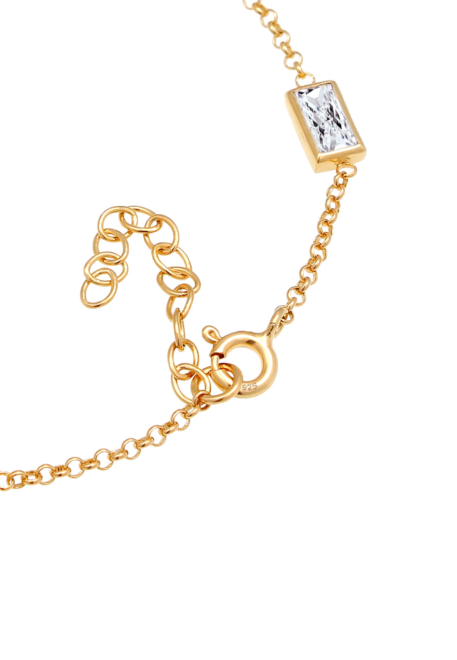 Bransoletka Elli Classic Filigree z regulowaną bransoletą z cyrkoniami sześciennymi dla kobiet – srebro (925/1000)
