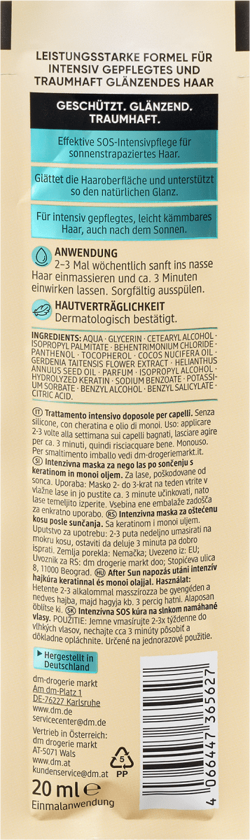 Haarkur After Sun SOS, 20 ml