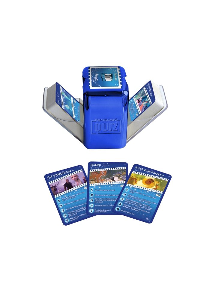 Winning Moves Top Trumps Quiz - Disney (Neuauflage im Metallic Case) in blau günstig kaufen onesize