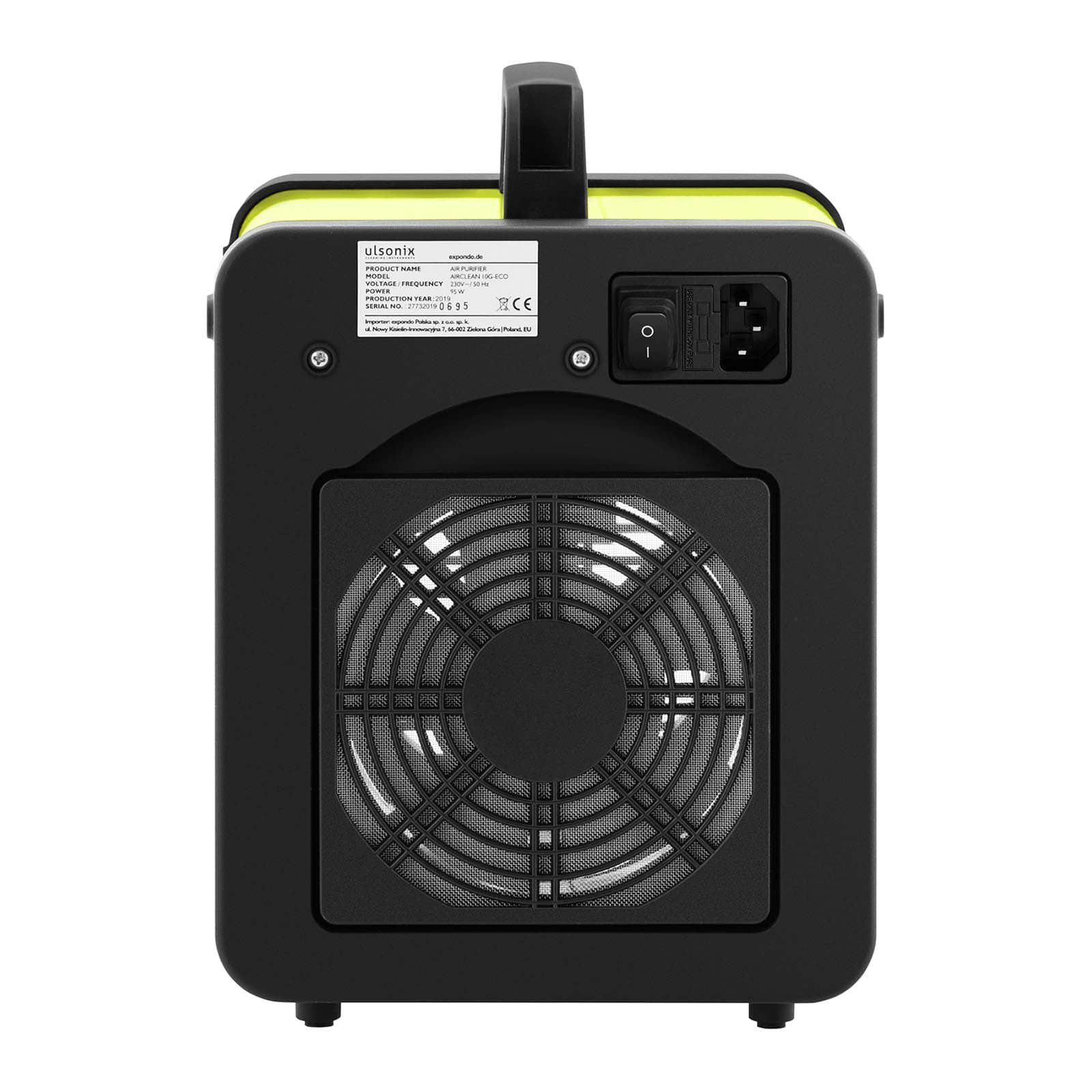 Ulsonix Luftreiniger Ozongenerator Eco 10000 mg/h - Ozongerät Ozon Luftreiniger 95 W Timer