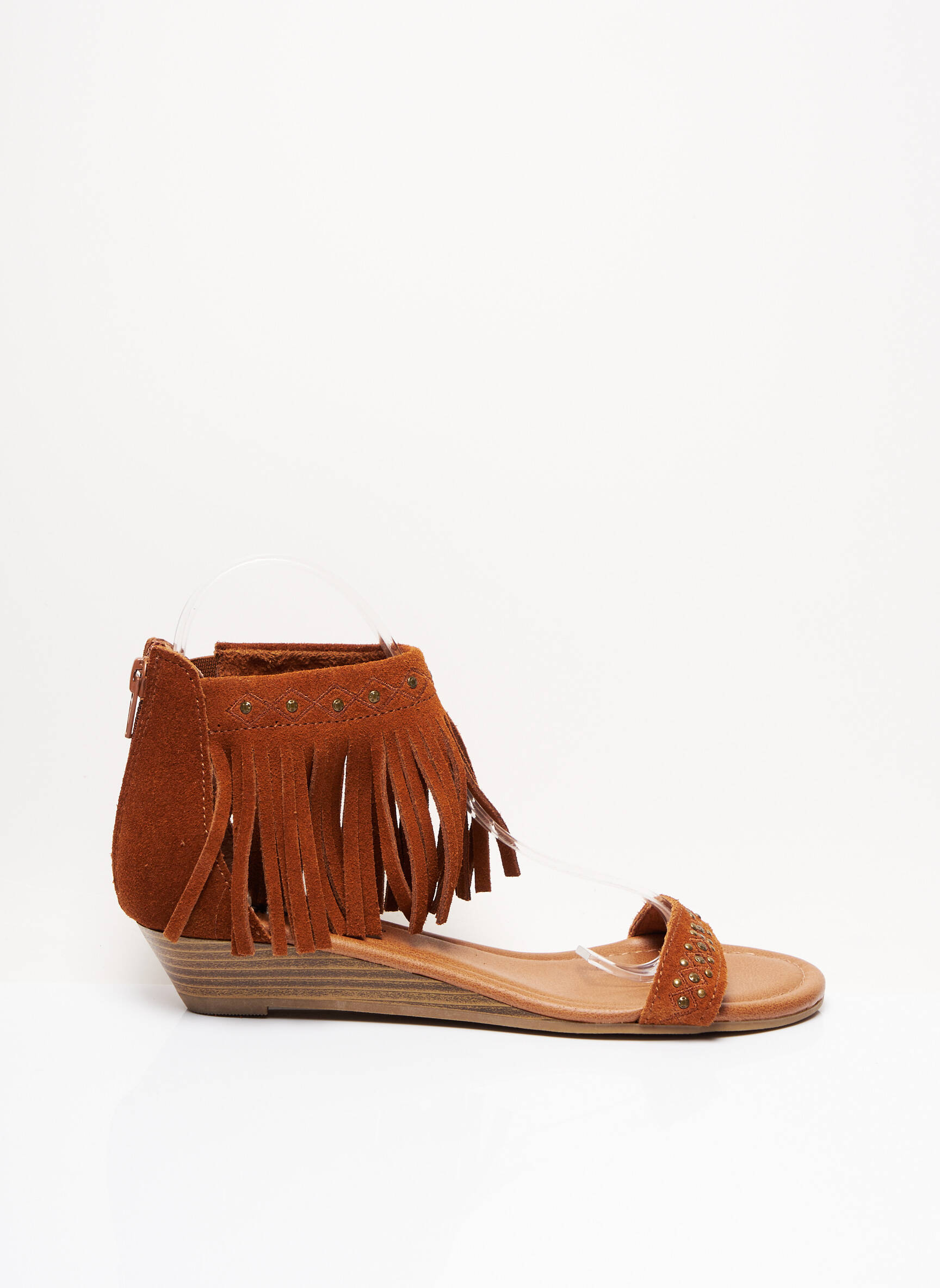 Minnetonka Sandales Nu Pieds Femme couleur marron