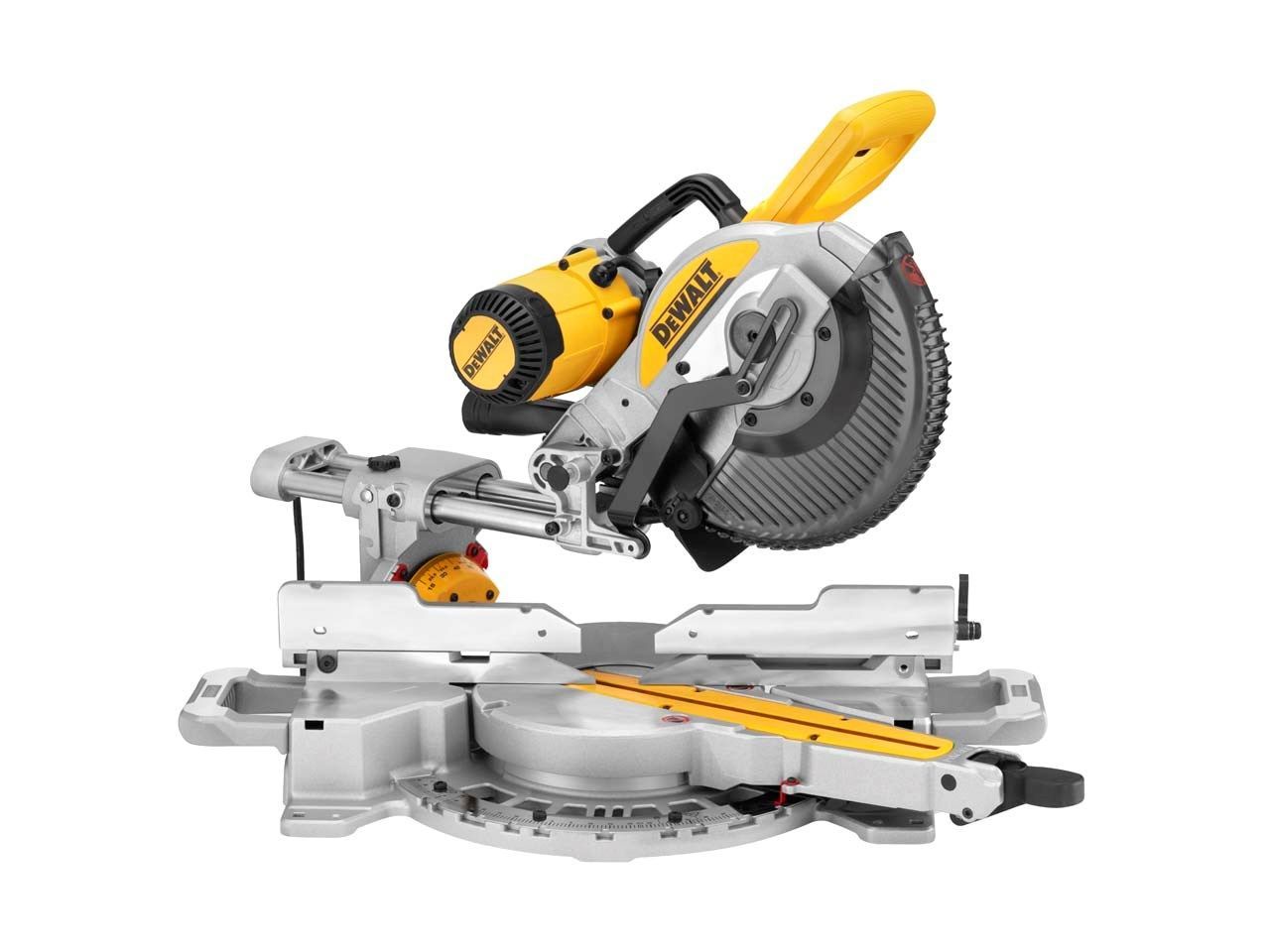 Fierăstrău circular/unghiular DeWalt DWS727-QS 250 mm cu indicator XPS 1675 W