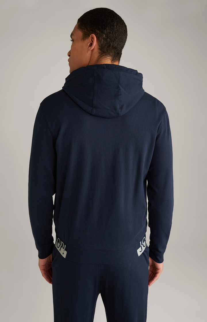 Loungewear-Sweatjacke in Navy