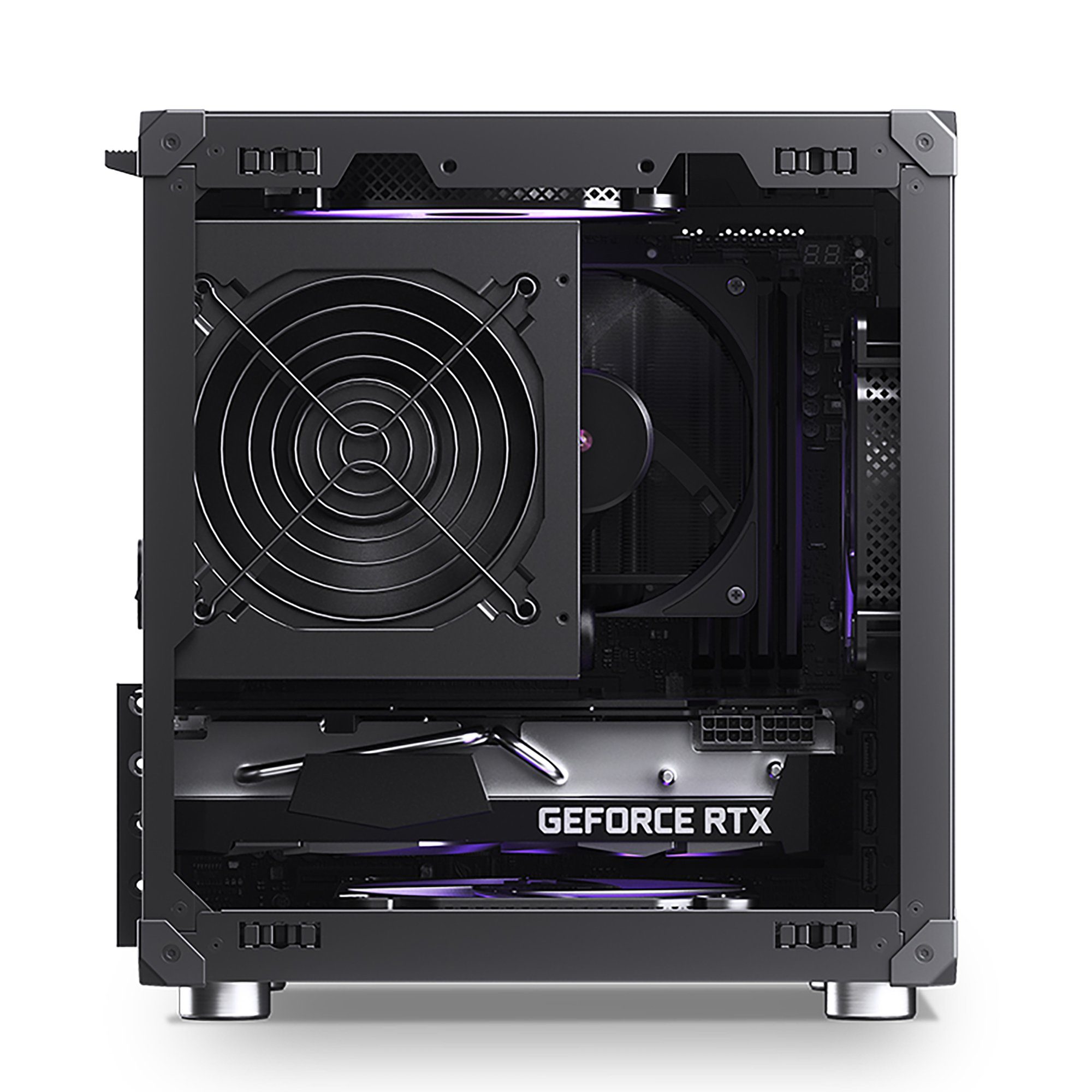 Inter-Tech 128GB RAM RTX 3050 12 Core NVMe SSD + 6TB HDD Win11 WLAN Business-PC (Intel, 32GB RAM, 250GB M.2 SSD, Ohne HDD Festplatte GB RAM)