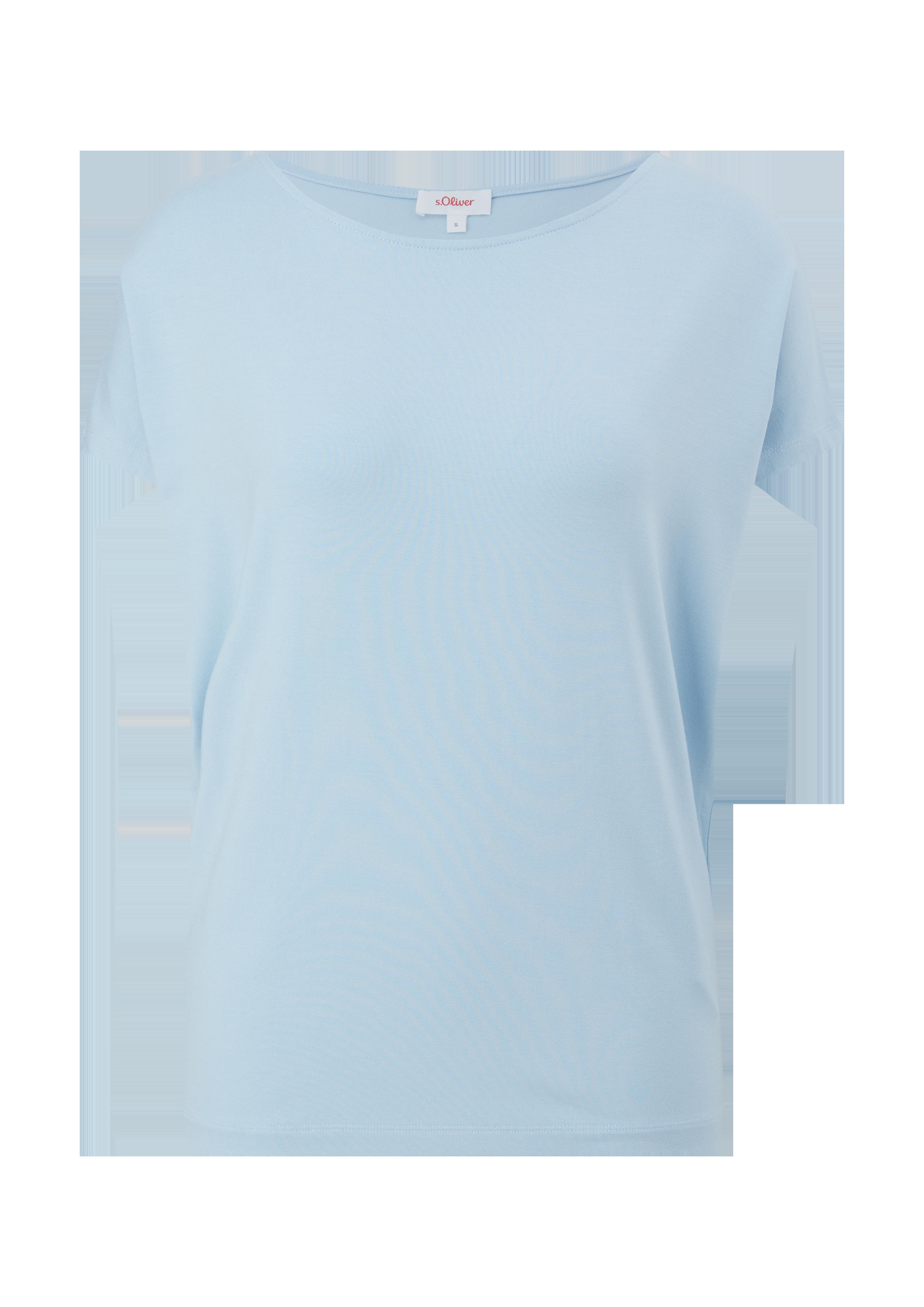 Ärmelloses T-Shirt aus Viskosestretch  2112030-5081