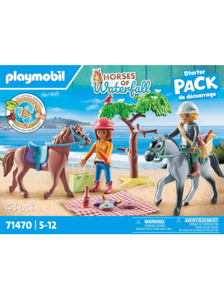 Playmobil Spielfigur Set Pferde von Waterfall - Strandausflug Amelia und Ben, 4-10 Jahre günstig kaufen onesize