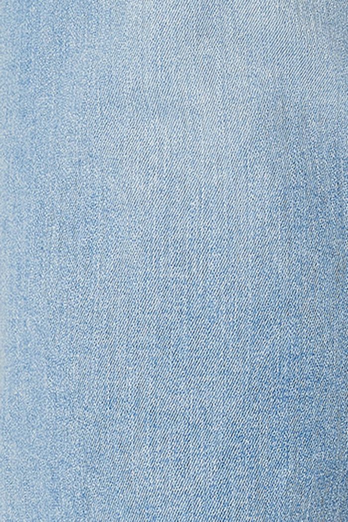 Jeans-Bermuda mit Überbauchbund