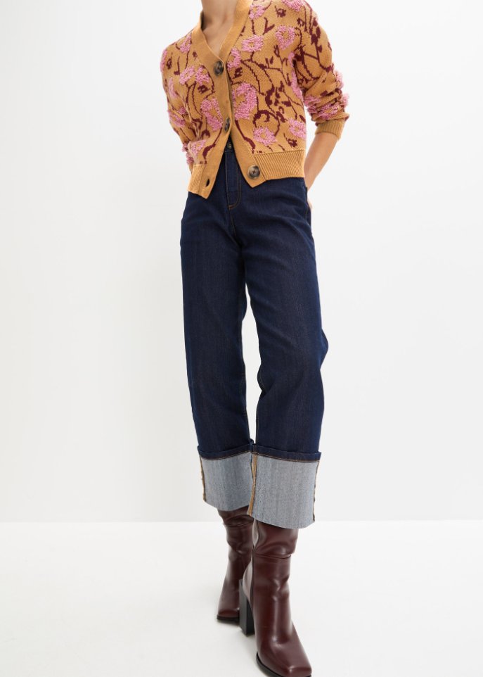 Jeans mit Umschlag