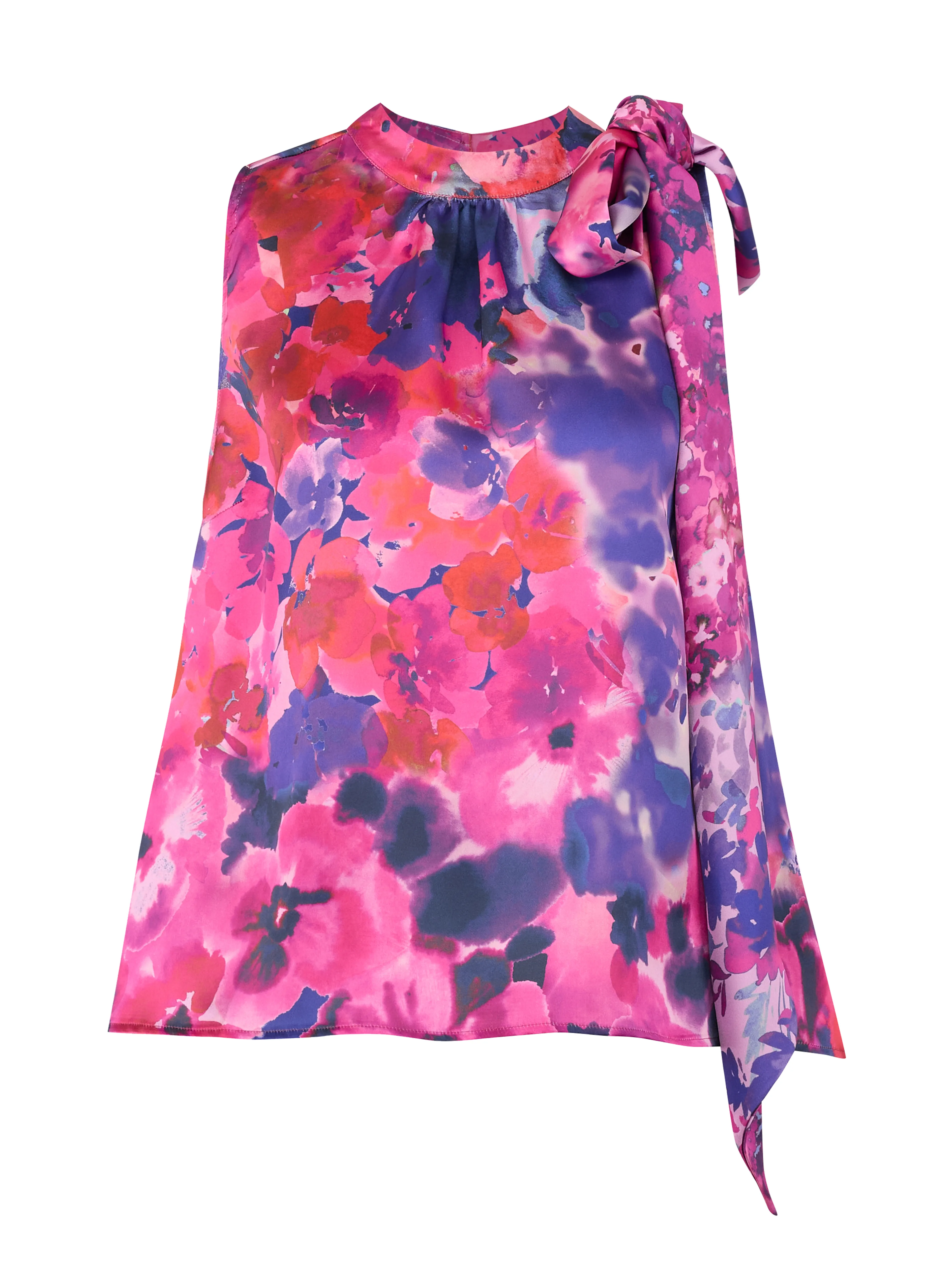 Violettes Damen-Blumen-Top ORSAY