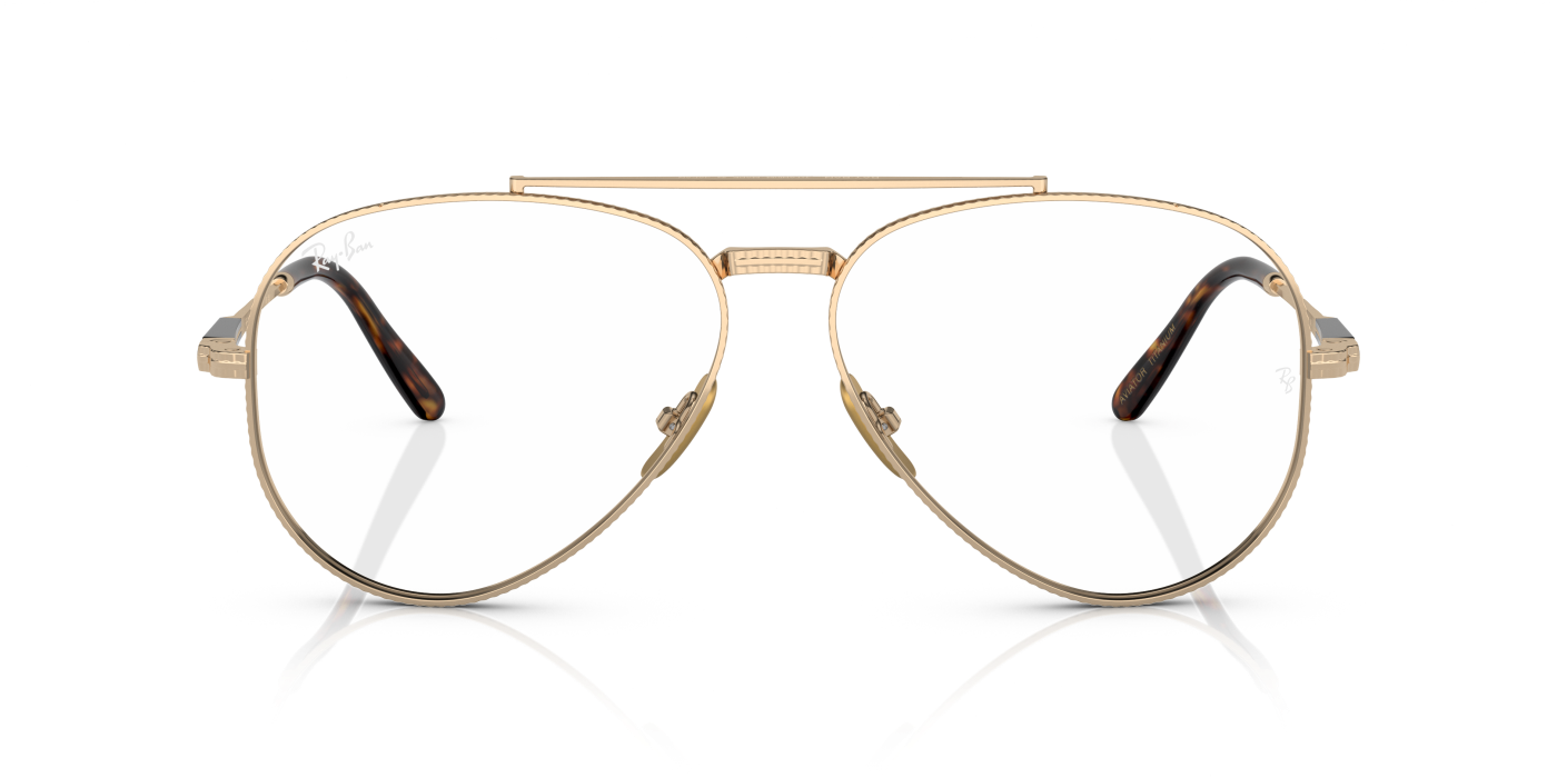 OPTICĂ AVIATOR II DIN TITAN - Auriu Strălucitor
