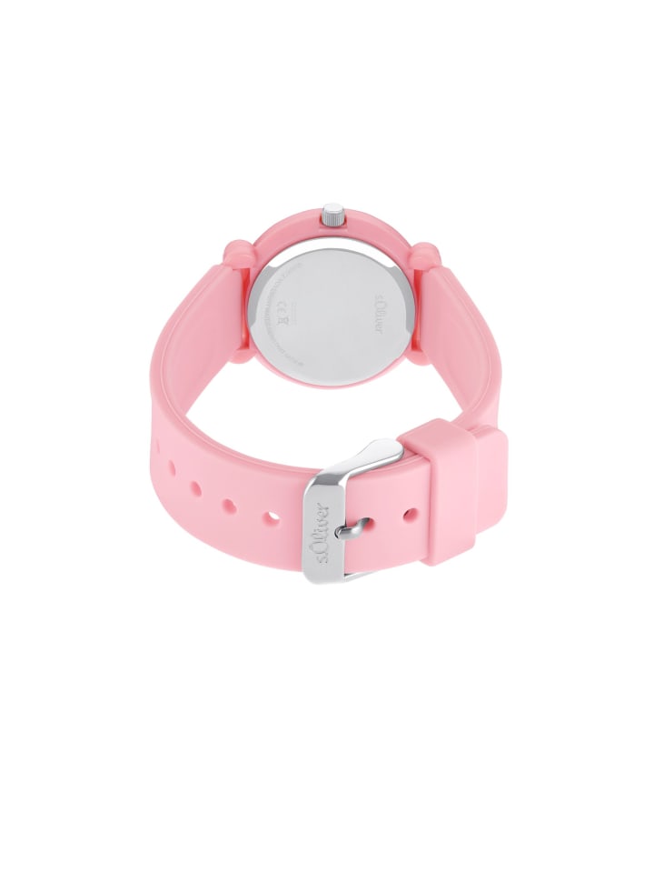 s.Oliver Quarzuhr 2036532 in Rosa günstig kaufen onesize