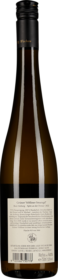 Weingut Atzberg Grüner Veltliner Steilterrassen Smaragd 2022