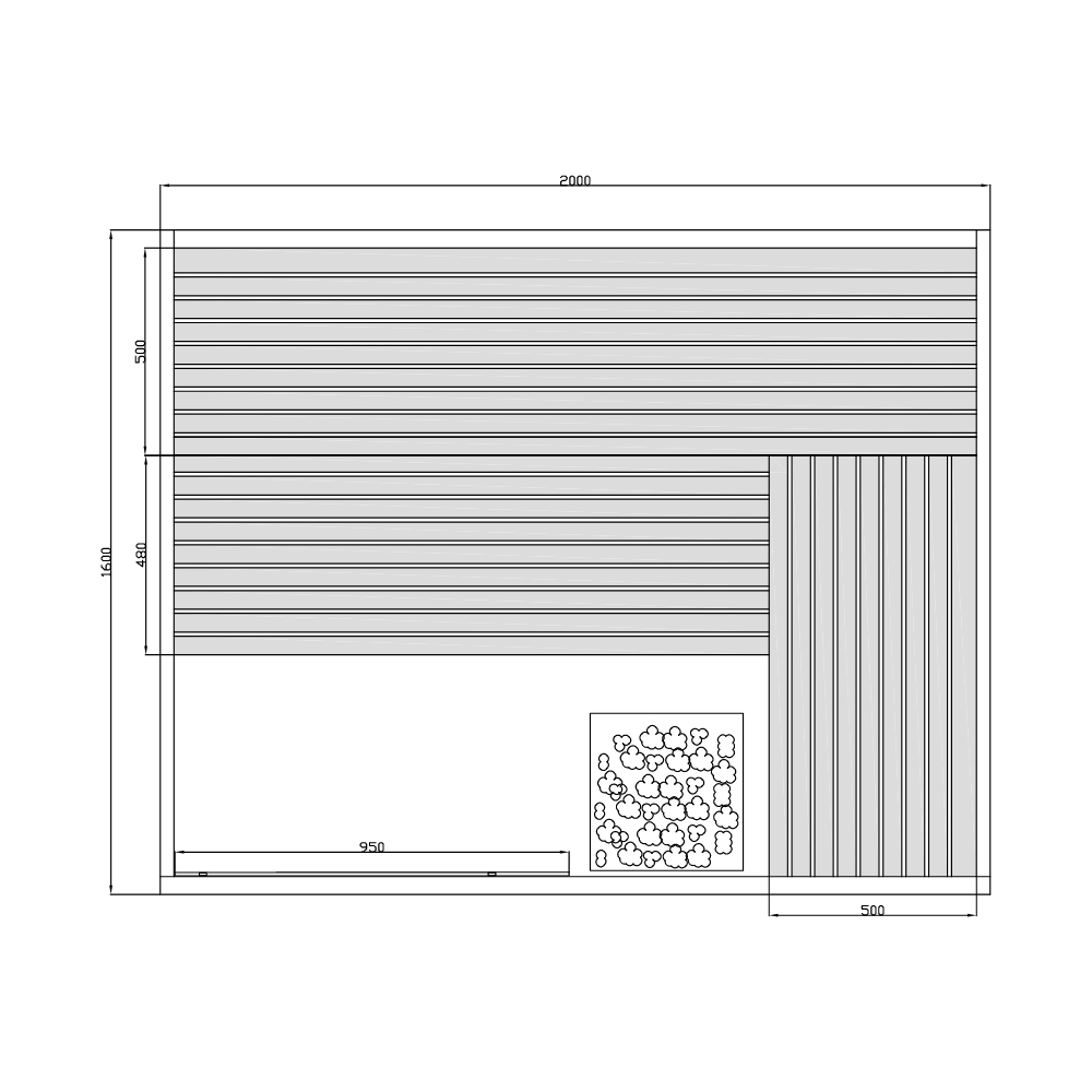Home Deluxe Traditionelle Sauna NEOLA