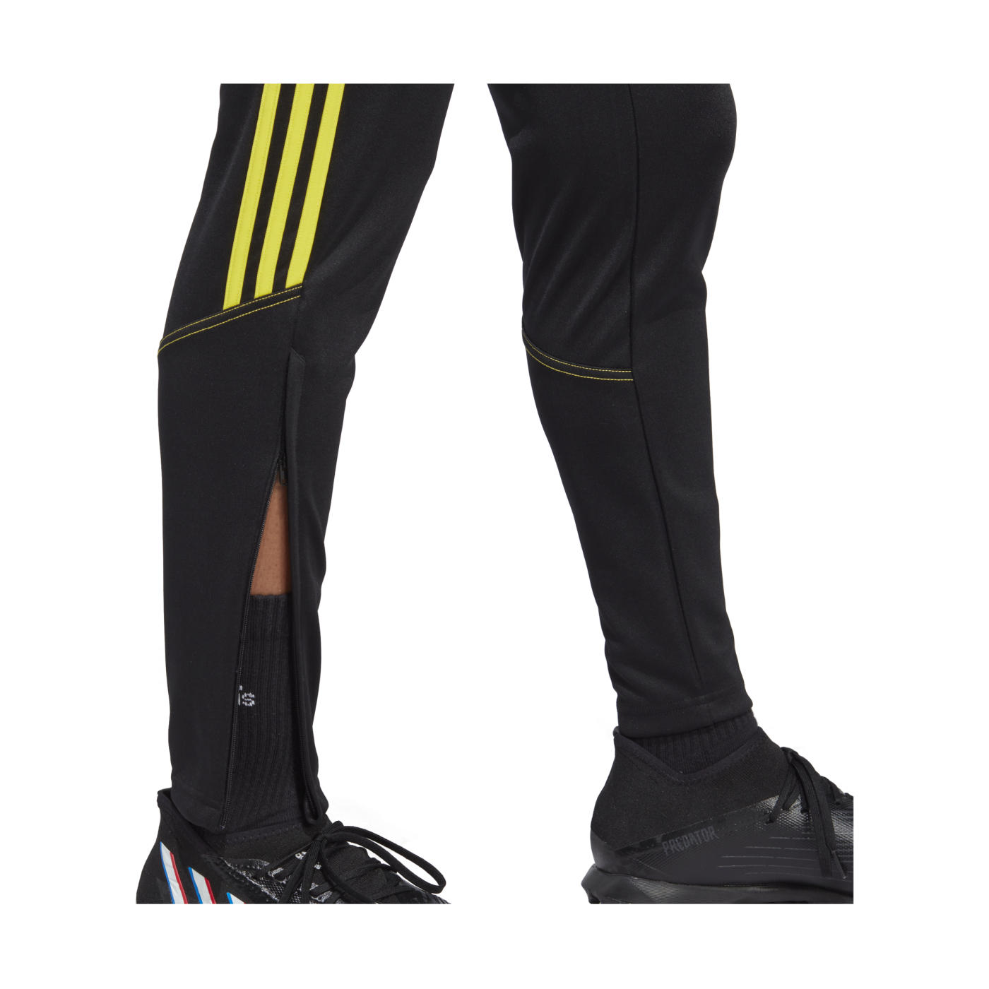 adidas Tiro 23 Club Trainingshose Damen Schwarz Gelb