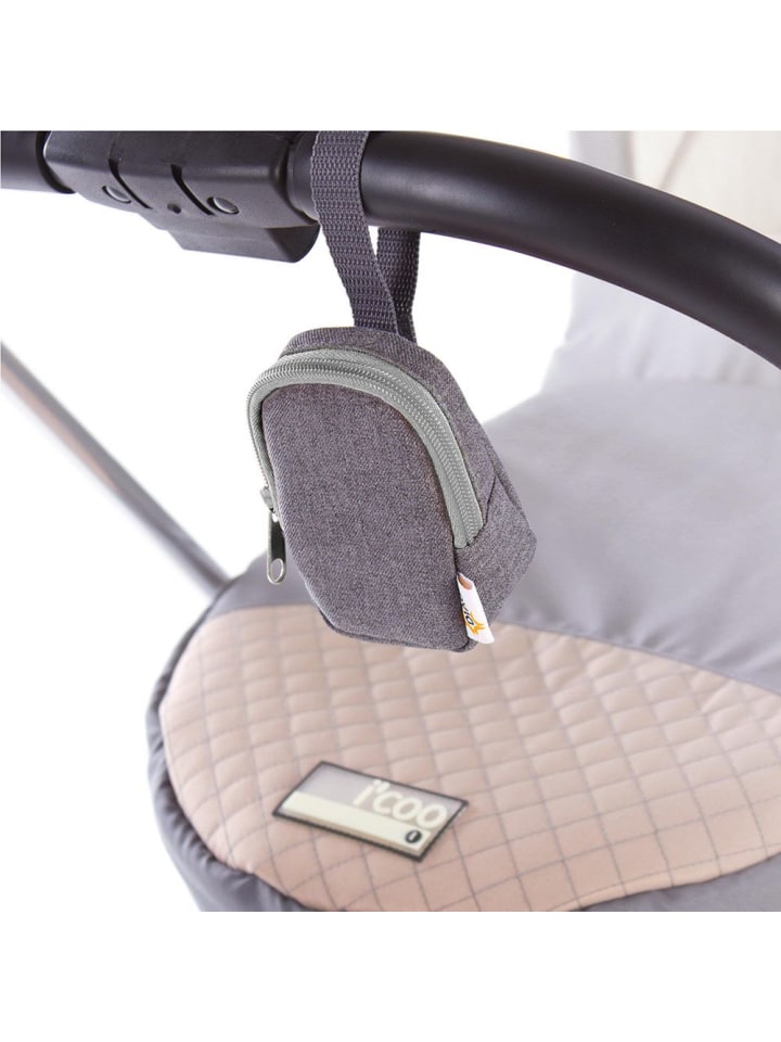DIAGO Schnullertasche Deluxe - Grau in grau günstig kaufen onesize