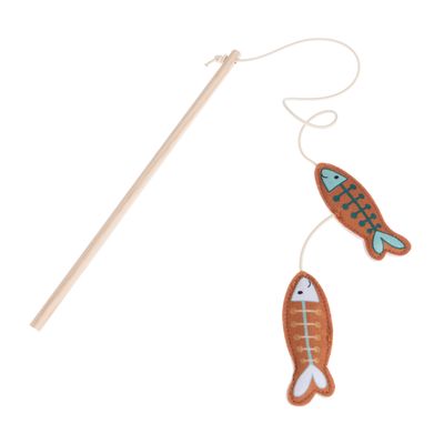 TIAKI Katzenangel Fisch mit Katzenminze