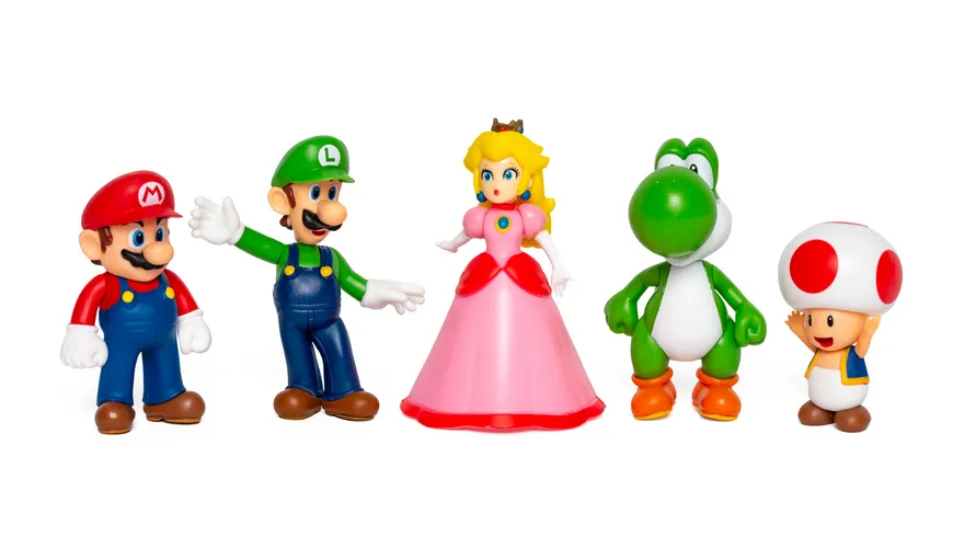 Super Mario - Mario & Friends Multi-Pack (5 Figuren à 6,5 cm)