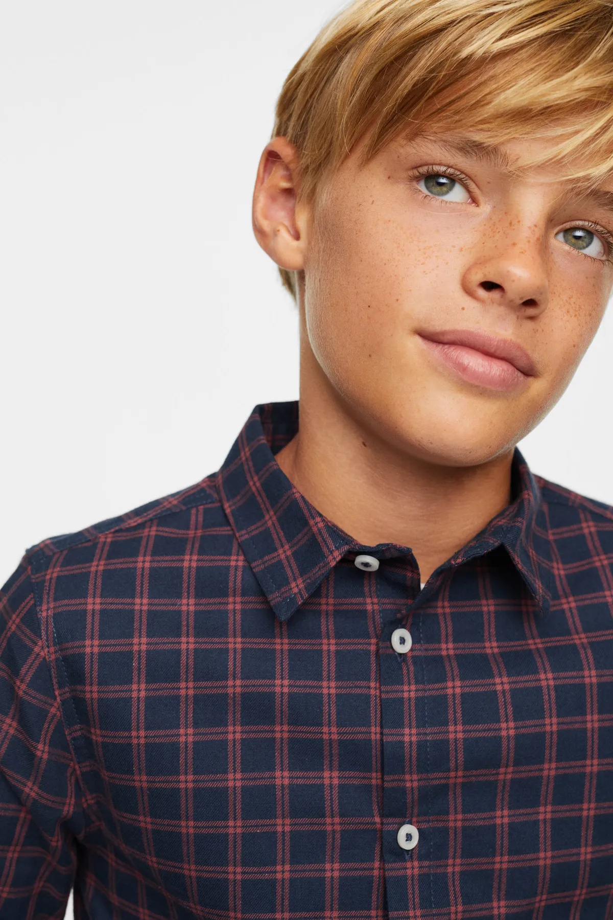 MANGO Kids  37024382 Hemden Burgund