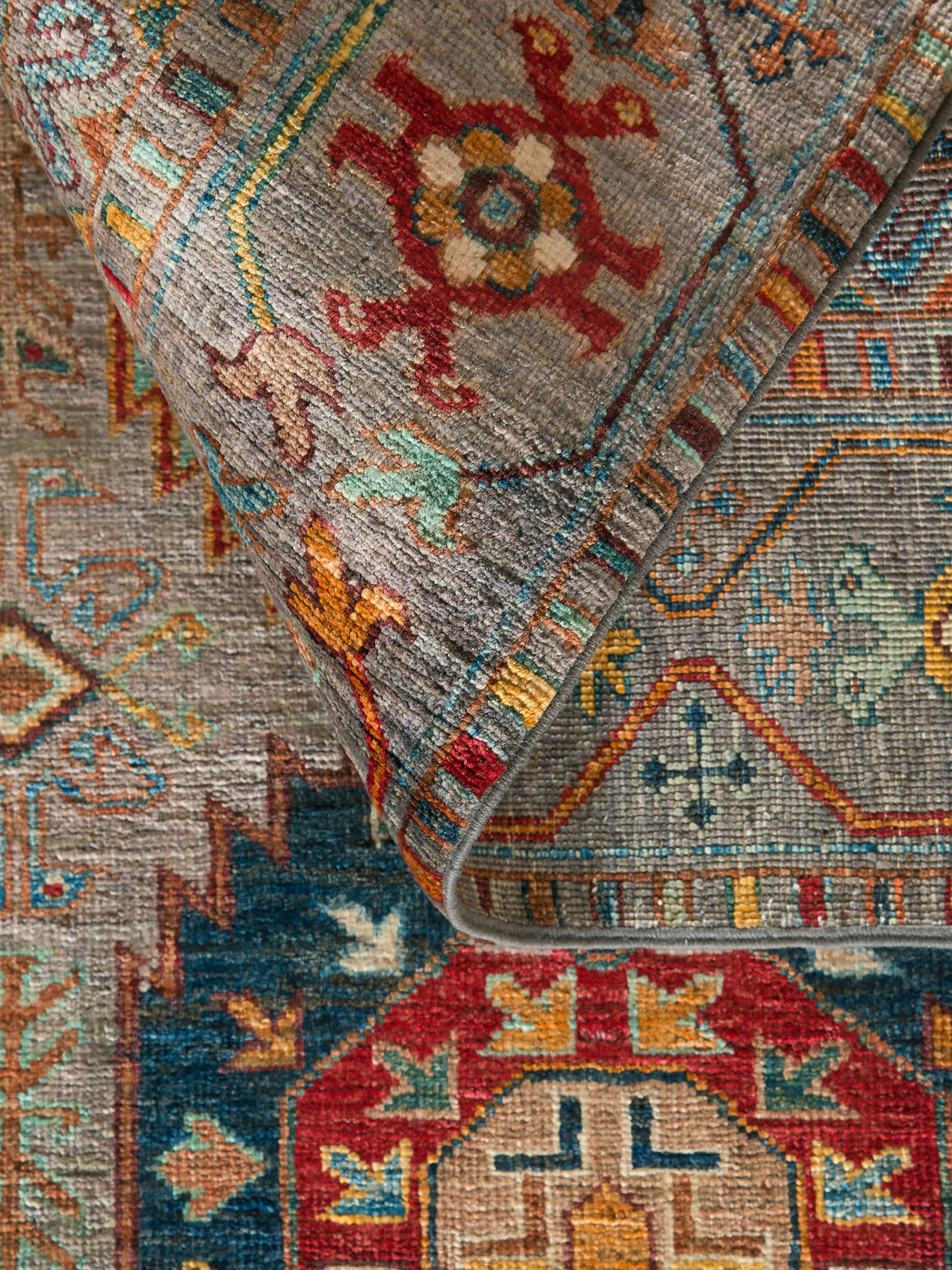 Kazak Ghazni ca. 171 x 236 cm, Unikat / Einzelstück